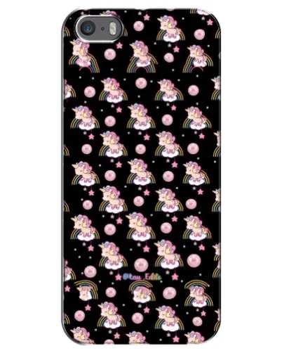 Чехол для iPhone 5 / 5s / SE с картинкой «Magic Unicorn паттерн»