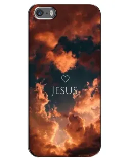 Чохол для iPhone 5 / 5s / SE з картинкою «Сяйво Імені Jesus»