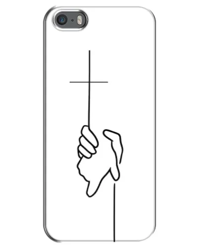 Чохол для iPhone 5 / 5s / SE з картинкою «Рука тримає»