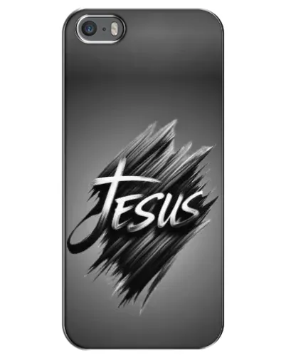 Чохол для iPhone 5 / 5s / SE з картинкою «Напис Jesus Graffiti»