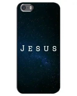 Чохол для iPhone 5 / 5s / SE з картинкою «Зоряне небо Jesus»