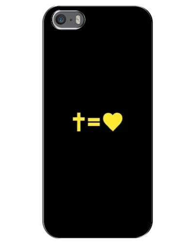 Чохол для iPhone 5 / 5s / SE з картинкою «Серце та Хрест»