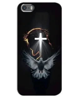 Чохол для iPhone 5 / 5s / SE з картинкою «Голуб та Світло»