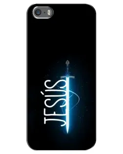 Чохол для iPhone 5 / 5s / SE з картинкою «Меч Духа Jesus»