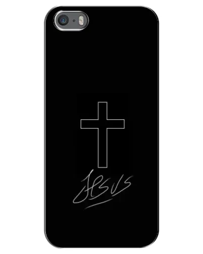 Чохол для iPhone 5 / 5s / SE з картинкою «Графічний хрест Jesus» Чохол для iPhone 5 / 5s / SE з картинкою «Графічний хрест Jesus»