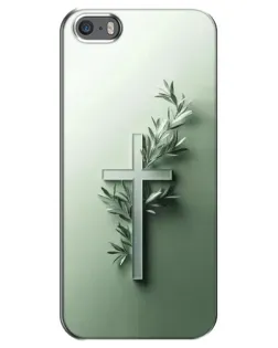 Чехол для iPhone 5 / 5s / SE с картинкой «Оливковая ветвь» Чехол для iPhone 5 / 5s / SE с картинкой «Оливковая ветвь»
