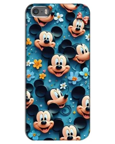 Чехол для iPhone 5 / 5s / SE с картинкой «Паттерн Микки и Минни» Чехол для iPhone 5 / 5s / SE с картинкой «Паттерн Микки и Минни»