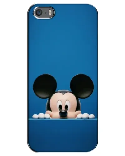 Чехол для iPhone 5 / 5s / SE с картинкой «Микки выглядывает» Чехол для iPhone 5 / 5s / SE с картинкой «Микки выглядывает»