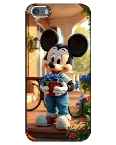 Чехол для iPhone 5 / 5s / SE с картинкой «Микки садовод» Чехол для iPhone 5 / 5s / SE с картинкой «Микки садовод»