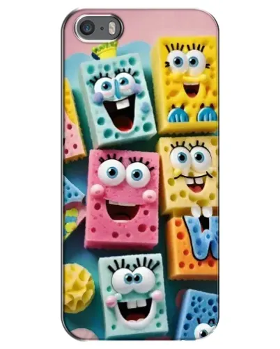 Чохол для iPhone 5 / 5s / SE з картинкою «Кольорові губки» Чохол для iPhone 5 / 5s / SE з картинкою «Кольорові губки»