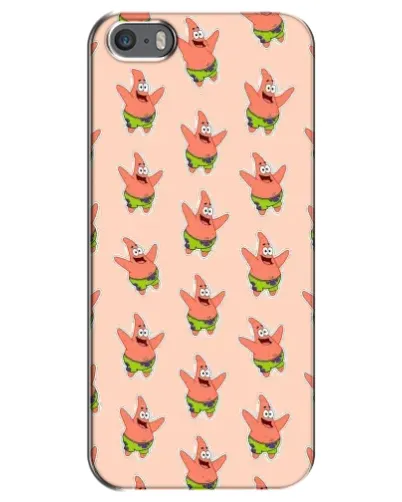 Чохол для iPhone 5 / 5s / SE з картинкою «Патрік Стар паттерн» Чохол для iPhone 5 / 5s / SE з картинкою «Патрік Стар паттерн»