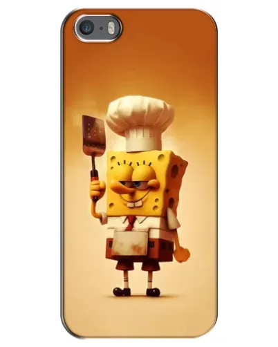 Чохол для iPhone 5 / 5s / SE з картинкою «Губка Боб кухар» Чохол для iPhone 5 / 5s / SE з картинкою «Губка Боб кухар»