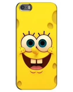 Чохол для iPhone 5 / 5s / SE з картинкою «Губка Боб посмішка»