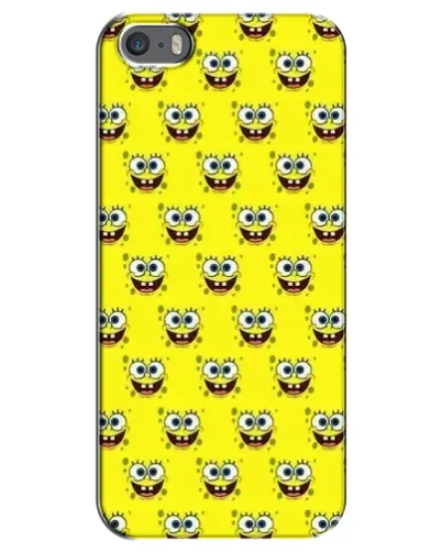 Чохол для iPhone 5 / 5s / SE з картинкою «Паттерн Губка Боб» Чохол для iPhone 5 / 5s / SE з картинкою «Паттерн Губка Боб»