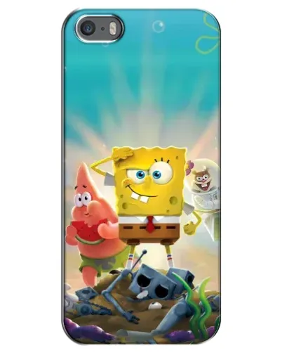 Чохол для iPhone 5 / 5s / SE з картинкою «Спанч Боб переможець» Чохол для iPhone 5 / 5s / SE з картинкою «Спанч Боб переможець»