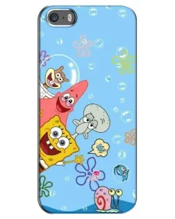 Чохол для iPhone 5 / 5s / SE з картинкою «Веселі бульбашки»