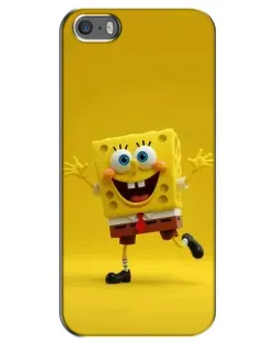 Чохол для iPhone 5 / 5s / SE з картинкою «Позитивний Губка Боб»
