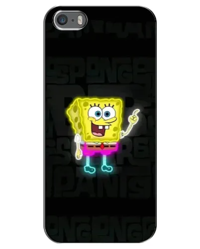 Чохол для iPhone 5 / 5s / SE з картинкою «Неоновий Губка Боб» Чохол для iPhone 5 / 5s / SE з картинкою «Неоновий Губка Боб»
