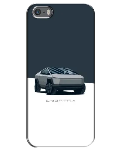 Чохол для iPhone 5 / 5s / SE з картинкою «Сріблястий Cybertruck Tesla» Чохол для iPhone 5 / 5s / SE з картинкою «Сріблястий Cybertruck Tesla»
