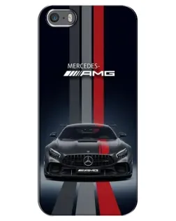 Чехол для iPhone 5 / 5s / SE с картинкой «Mercedes — белый карбон» Чехол для iPhone 5 / 5s / SE с картинкой «Mercedes — белый карбон»