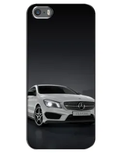 Чохол для iPhone 5 / 5s / SE з картинкою «Mercedes AMG GT Silver»