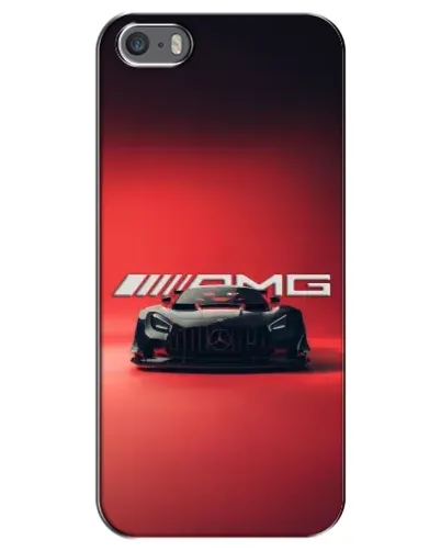 Чохол для iPhone 5 / 5s / SE з картинкою «Mercedes AMG — червона лінія»