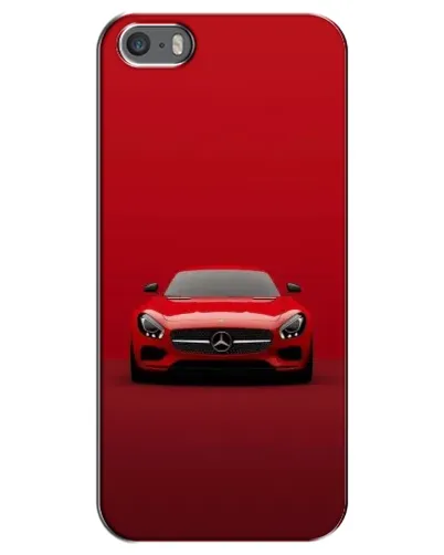 Чехол для iPhone 5 / 5s / SE с картинкой «Красный Mercedes AMG»