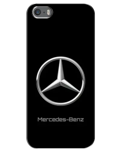 Чохол для iPhone 5 / 5s / SE з картинкою «Mercedes Silver Logo»
