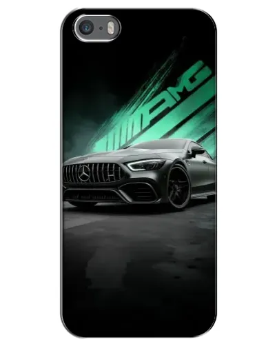 Чохол для iPhone 5 / 5s / SE з картинкою «Темний Mercedes AMG»