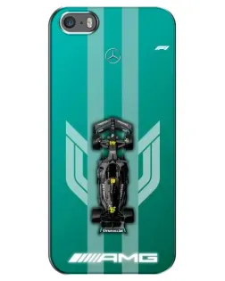 Чохол для iPhone 5 / 5s / SE з картинкою «Mercedes AMG Petronas»