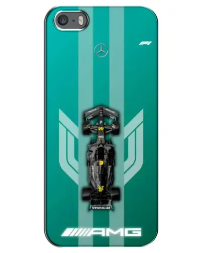 Чохол для iPhone 5 / 5s / SE з картинкою «Mercedes AMG Petronas»
