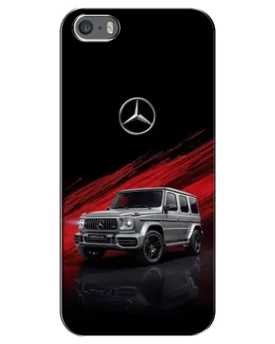 Чохол для iPhone 5 / 5s / SE з картинкою «Mercedes G-Class червоний»