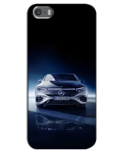 Чохол для iPhone 5 / 5s / SE з картинкою «Нічний Mercedes EQ»