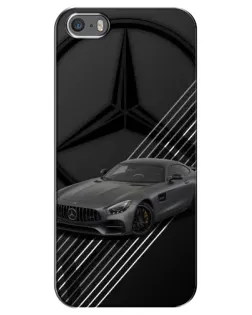 Чохол для iPhone 5 / 5s / SE з картинкою «Mercedes AMG — графіка»