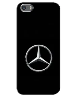Чохол для iPhone 5 / 5s / SE з картинкою «Mercedes класичний лого»