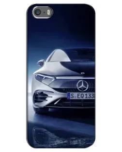 Чохол для iPhone 5 / 5s / SE з картинкою «Mercedes EQ — майбутнє»
