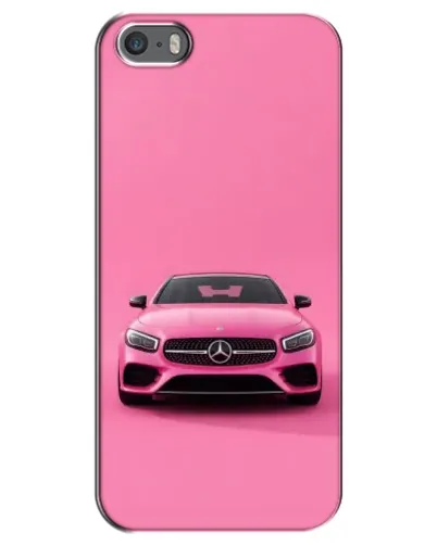 Чохол для iPhone 5 / 5s / SE з картинкою «Рожевий Mercedes AMG»