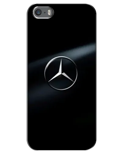 Чохол для iPhone 5 / 5s / SE з картинкою «Mercedes на металі»