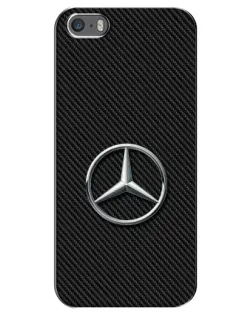 Чохол для iPhone 5 / 5s / SE з картинкою «Карбоновий Mercedes стиль»