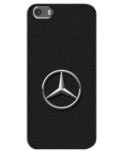 Чохол для iPhone 5 / 5s / SE з картинкою «Карбоновий Mercedes стиль»