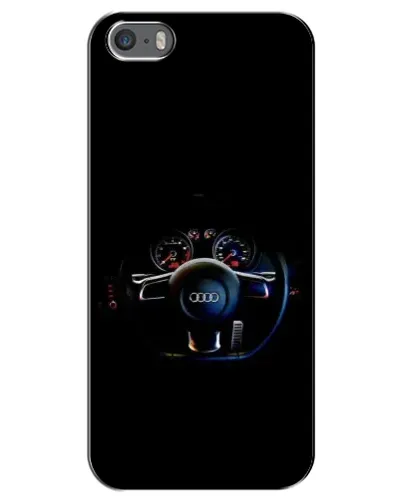 Чохол для iPhone 5 / 5s / SE з картинкою «Салон Audi — кермо»