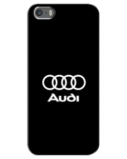Чохол для iPhone 5 / 5s / SE з картинкою «Класичне лого Audi»