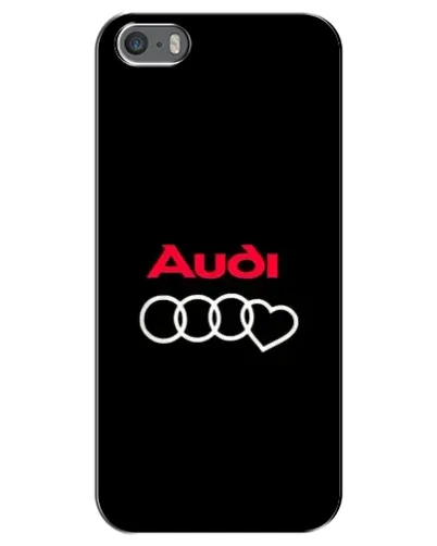 Чохол для iPhone 5 / 5s / SE з картинкою «Логотип Audi Heart»