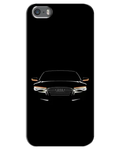 Чохол для iPhone 5 / 5s / SE з картинкою «Audi — нічний контур»