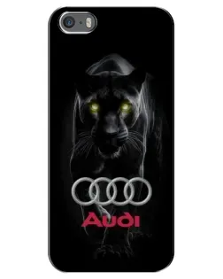 Чохол для iPhone 5 / 5s / SE з картинкою «Пантера та Audi»