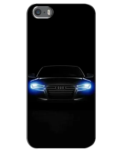 Чохол для iPhone 5 / 5s / SE з картинкою «Audi в неоні»