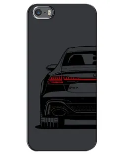 Чохол для iPhone 5 / 5s / SE з картинкою «Задня частина Audi — арт»