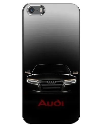 Чохол для iPhone 5 / 5s / SE з картинкою «Audi — градієнтний контур»