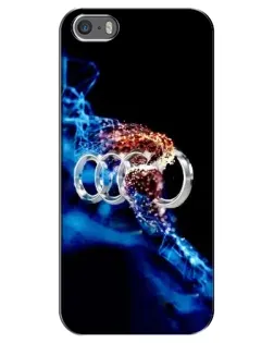 Чохол для iPhone 5 / 5s / SE з картинкою «Енергія лого Audi»