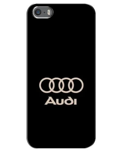 Чохол для iPhone 5 / 5s / SE з картинкою «Audi — золотий логотип»